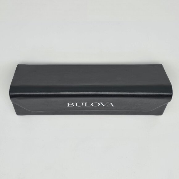 Bulova Manila Light Brown Maroon Eyeglasses Frame w/ Case 53-17-135 main image 7